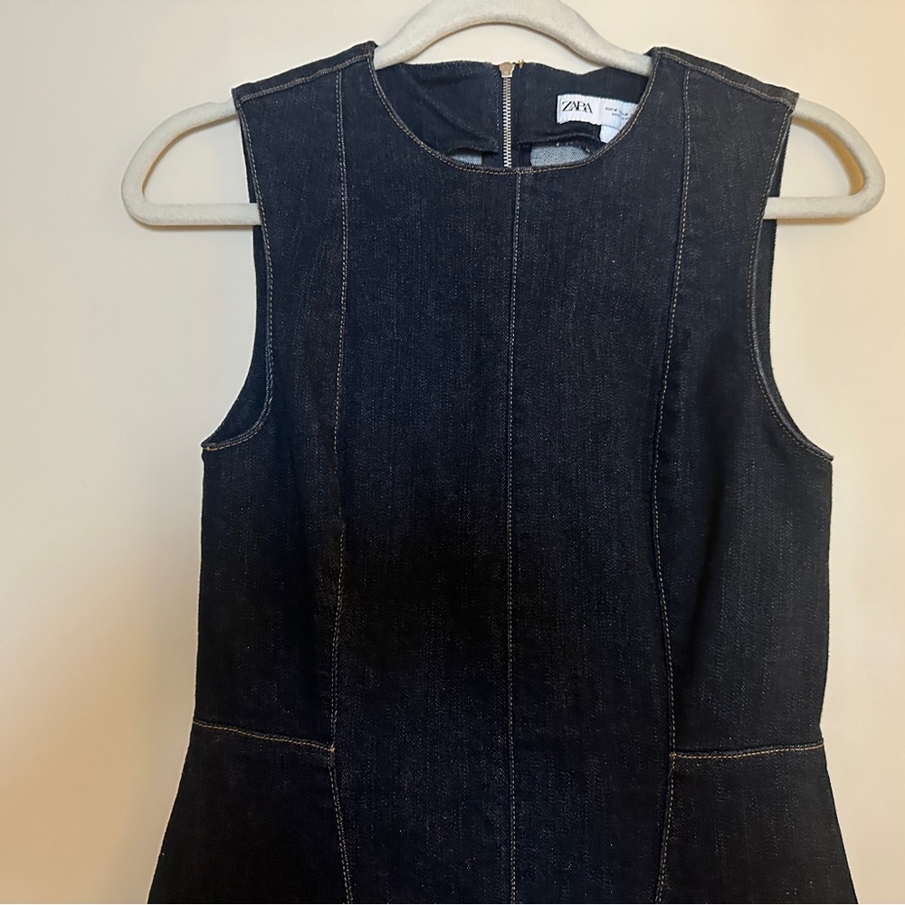 ZARA denim mini dress - Picture 4 of 6